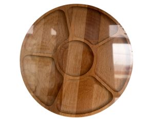 Kayın Panel Yuvarlak Çerezlik